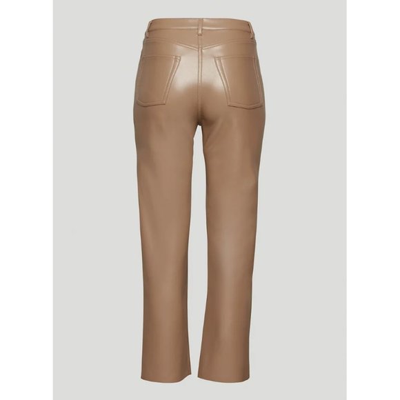 Wilfred Melina Cropped Vegan Leather Pant Size 6 - Picture 6 of 13
